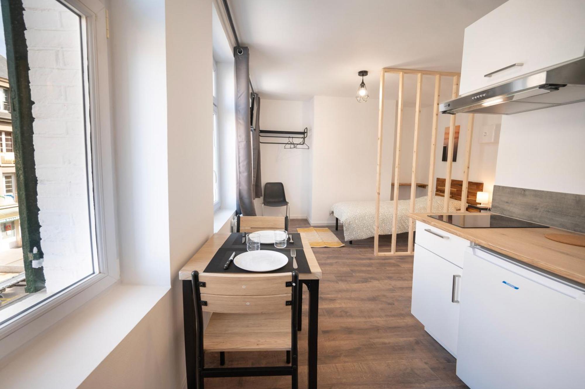 Studio 2 Personnes Abbeville Exterior foto